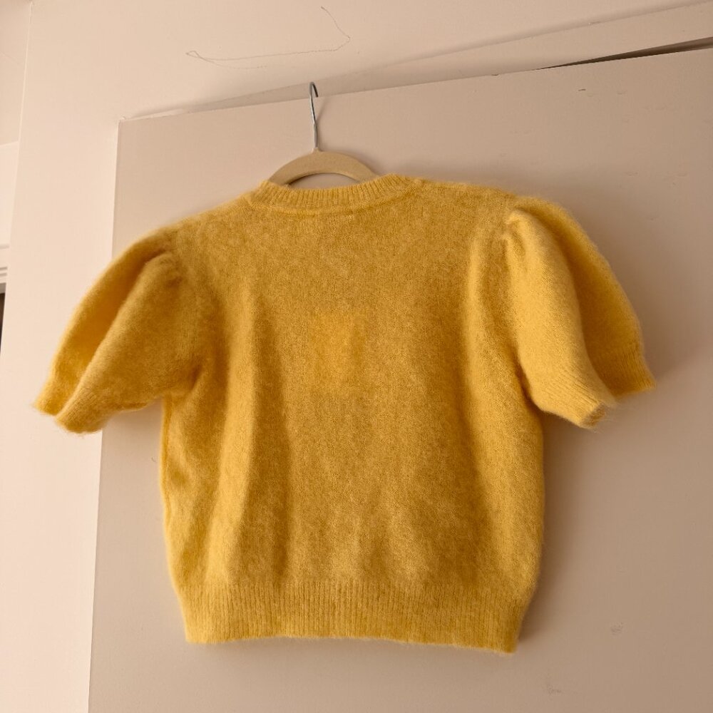 NWT Rouje Abelina Cardigan in Yellow - Picture 5 of 5